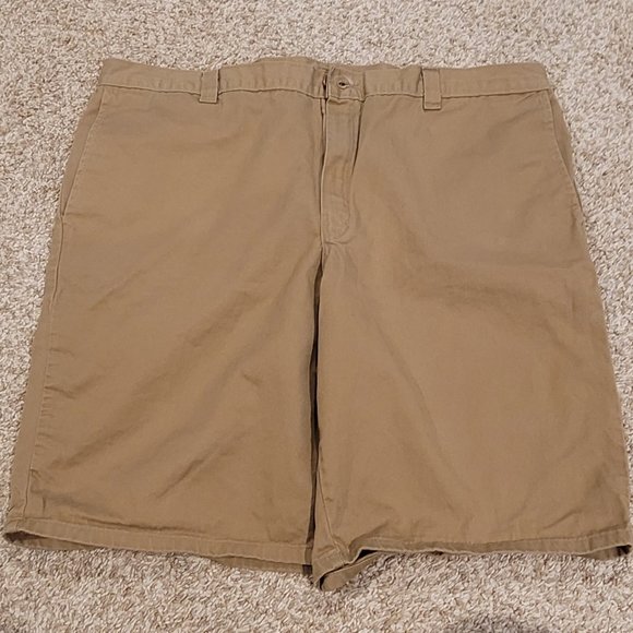 Men's Dickies flat front khaki shorts - 40 - Picture 1 of 4